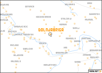 map of Dolnja Briga