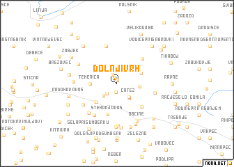 map of Dolnji Vrh