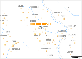 map of Dolno Lupšte