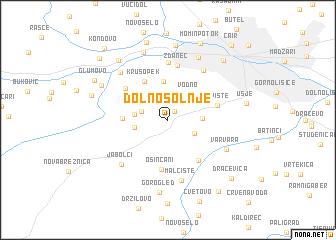 map of Dolno Solnje