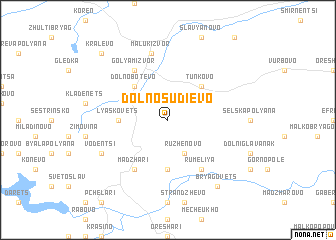 map of Dolno Sŭdievo