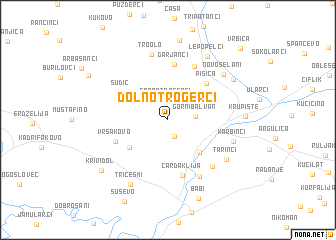 map of Dolno Trogerci