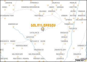 map of Dolný Lopašov