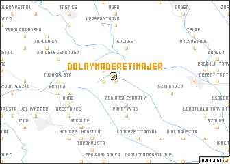 map of Dolný Madéréti Majer