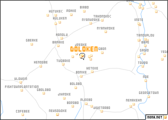 map of Doloken