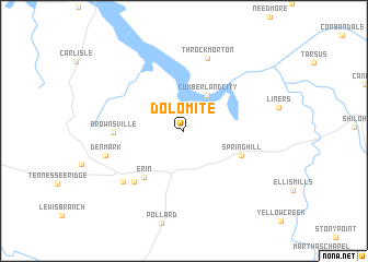 map of Dolomite