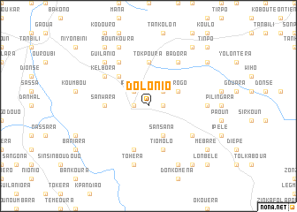 map of Dolonio