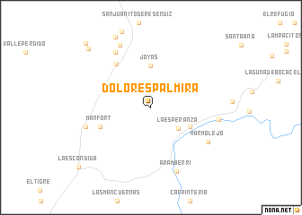 map of Dolores Palmira