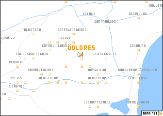 map of Dolores