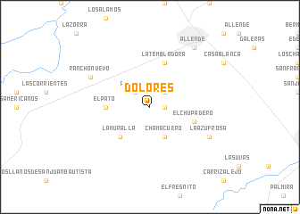 map of Dolores