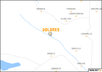 map of Dolores