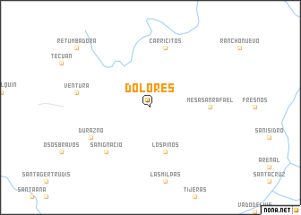 map of Dolores