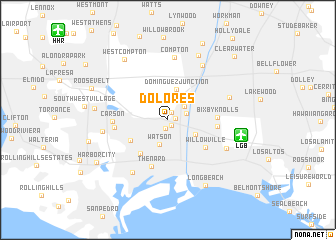 map of Dolores