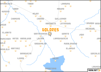 map of Dolores