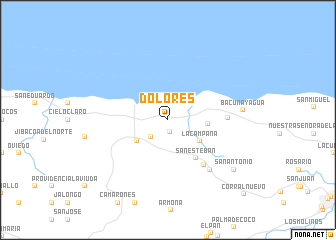 map of Dolores