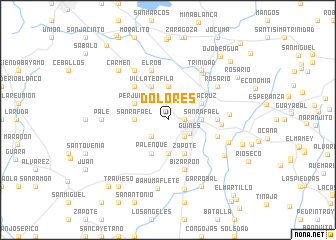 map of Dolores