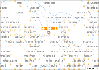 map of Dolores