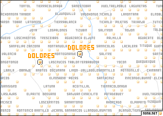 map of Dolores