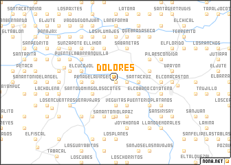 map of Dolores