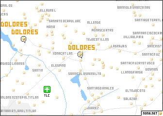 map of Dolores