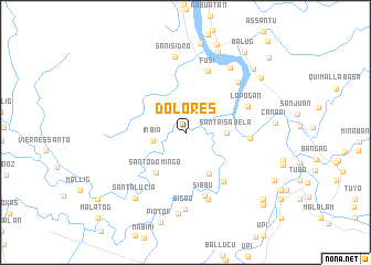 map of Dolores