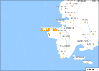 map of Dolores