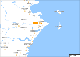 Dolores Eastern Samar Map Dolores (Philippines) Map - Nona.net