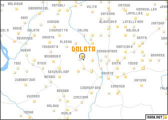 map of Dolota