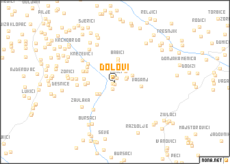 map of Dolovi