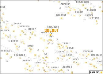 map of Dolovi