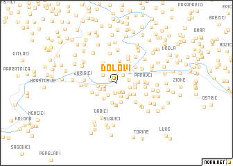 map of Dolovi