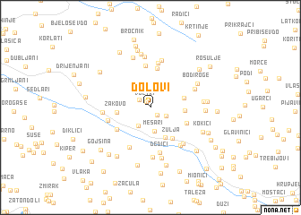 map of Dolovi