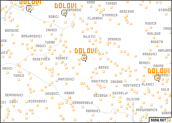 map of Dolovi