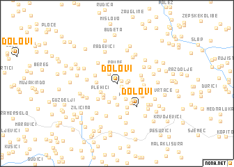 map of Dolovi