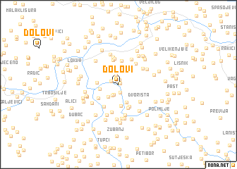 map of Dolovi