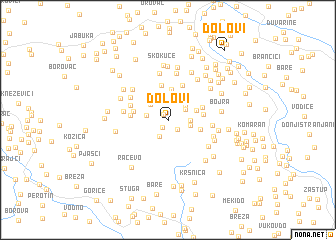 map of (( Dolovi ))