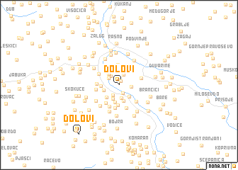 map of Dolovi