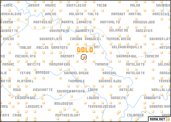 map of Dolo