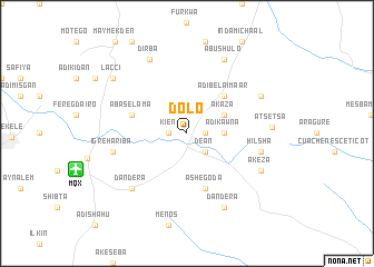 Dolo (Ethiopia) map - nona.net