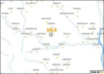 map of Dolo