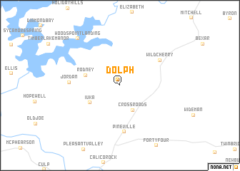 map of Dolph