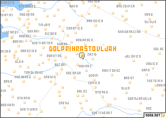 map of Dol pri Hrastovljah