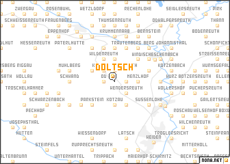 map of Döltsch