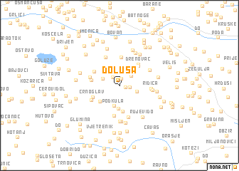 map of Doluša