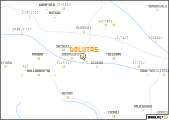 map of Dolutaş