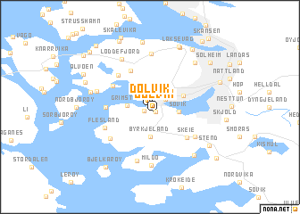 map of Dolvik