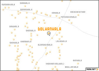 map of Dolwānwāla