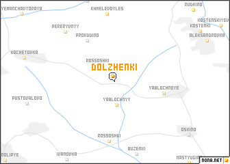 map of Dolzhënki