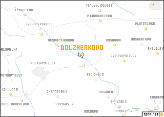 map of Dolzhenkovo