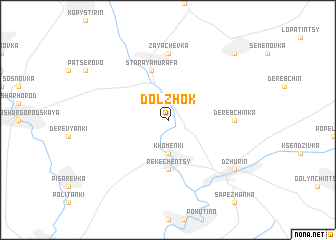 map of Dolzhok